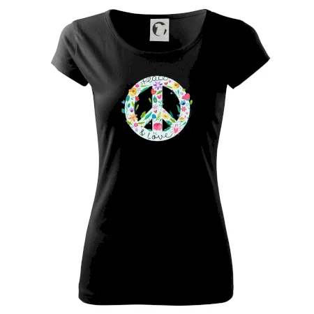 Peace and love symbol