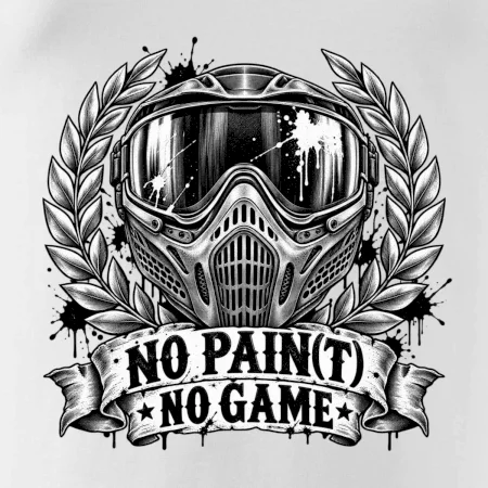 Motiv no paint no game s maskou