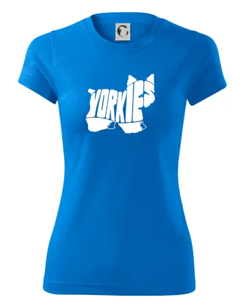 Jorkšírský teriér - Yorkie - Nápis v těle