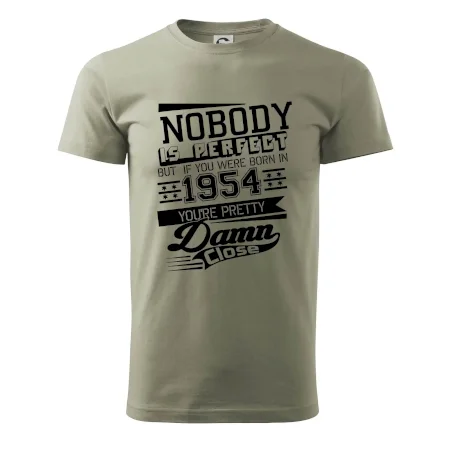 Nobody is perfect - 1954