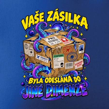Vaše zásilka byla odeslána do jiné dimenze