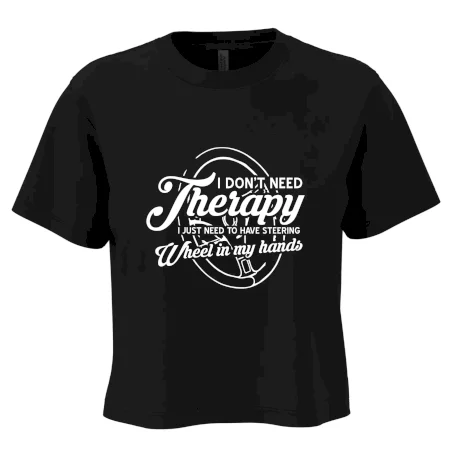 Kulatý nápis - I don't need therapy wheel in my hands