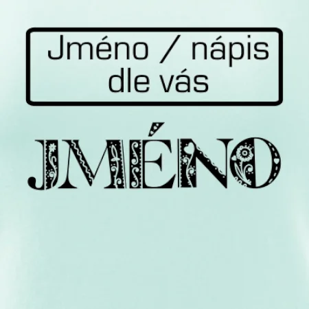 Folklor - jméno - nápis
