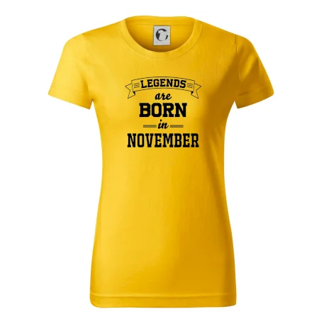 Legends are born in November