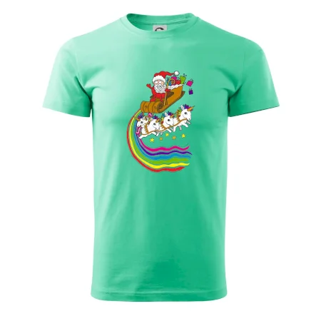Santa a jednorožci (Pecka design)