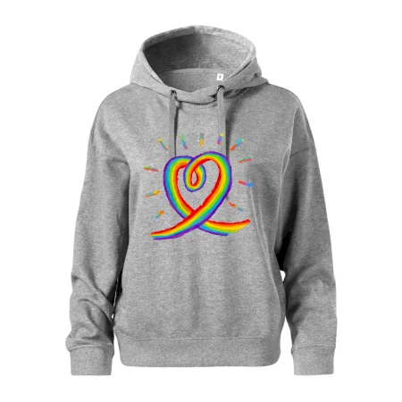 Srdce pride duha kreslená