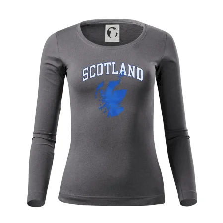 Scotland nápis s mapou