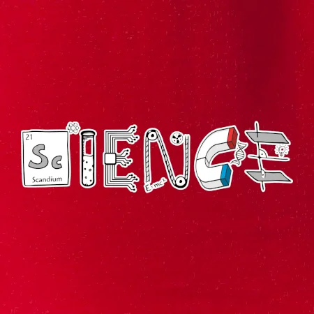 Science věda nápis
