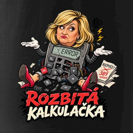 Alenka - rozbitá kalkulačka