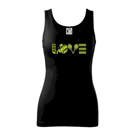Tenis love nápis