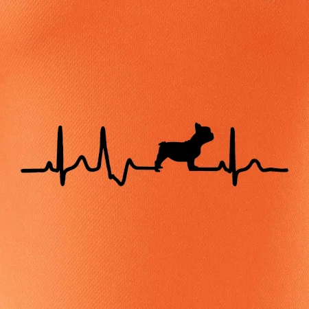 EKG Francouzský buldoček z boku