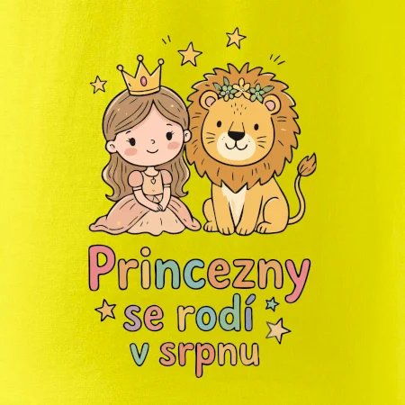 Dětský obrázek - princezny se rodí v srpnu