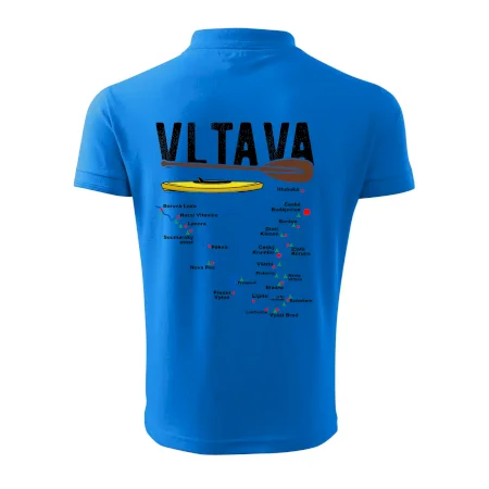 Mapa řeky Vltavy
