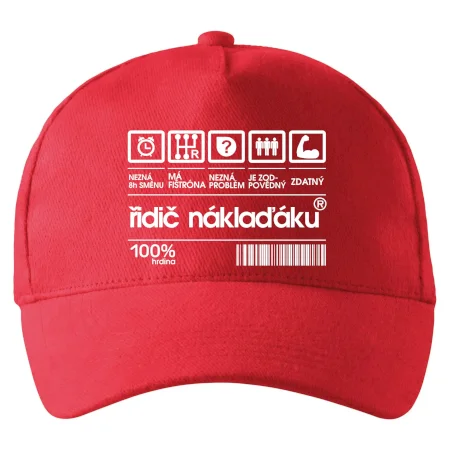 Čárový kód řidič náklaďáku
