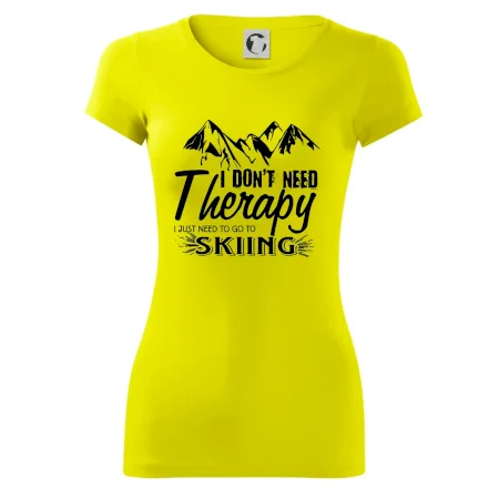 I dont need therapy - Skiing