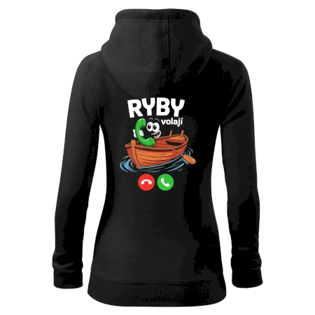 Karikatura ryby volají