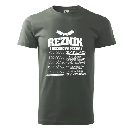 Hodinová mzda řezník