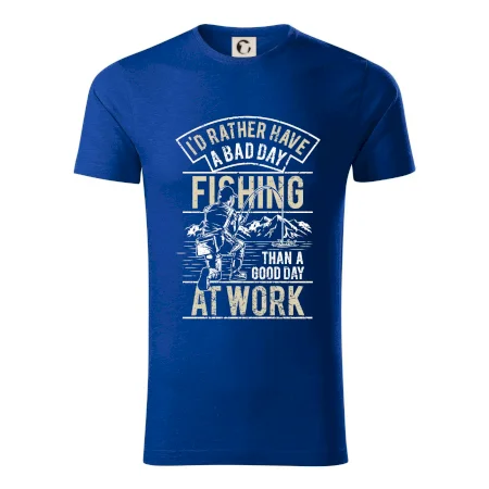 Fishing at work