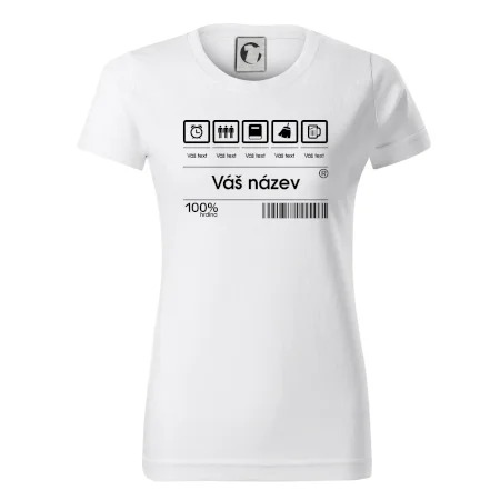 Čárový kód - Vlastní text