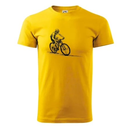 MTB kreslený cyklista