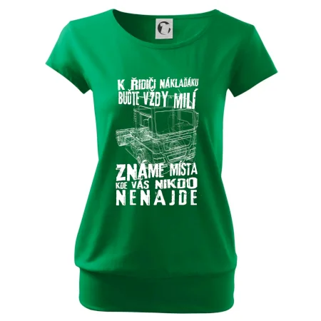 K řidiči náklaďáku buďte vždy milý