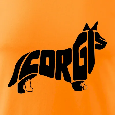 Corgi - nápis v těle