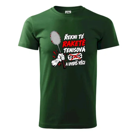 Badmintonová raketa není tenisová