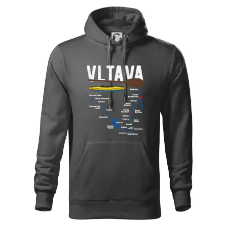 Mapa řeky Vltavy