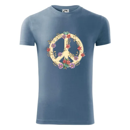 Peace symbol pískový