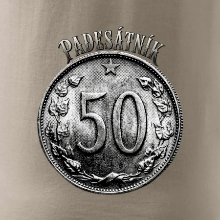 Padesátník 1963 - 1978 s nápisem