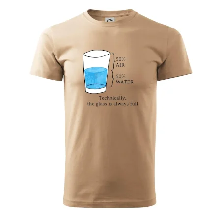 Technically, the glass is always full