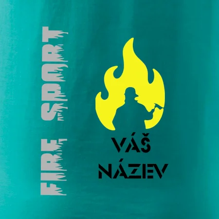 Hasiči - oheň - Váš název - Prso + záda