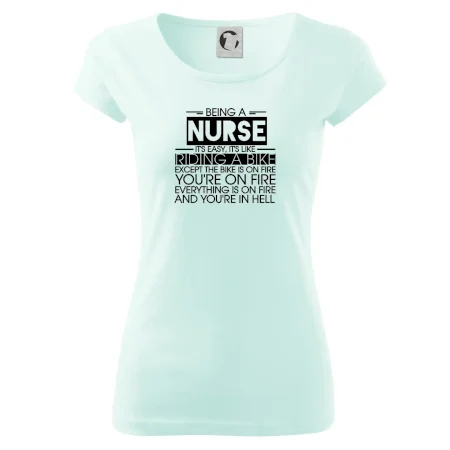 Being a nurse - bike