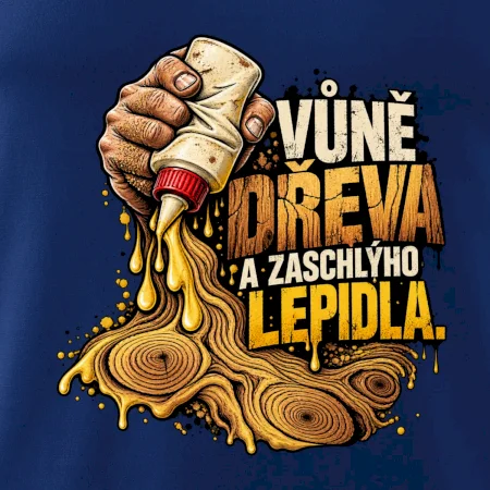 Vůně dřeva a zaschlýho lepidla - kapající lepidlo a letokruhy