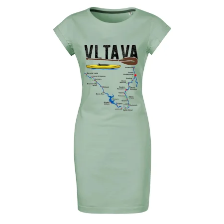 Mapa řeky Vltavy