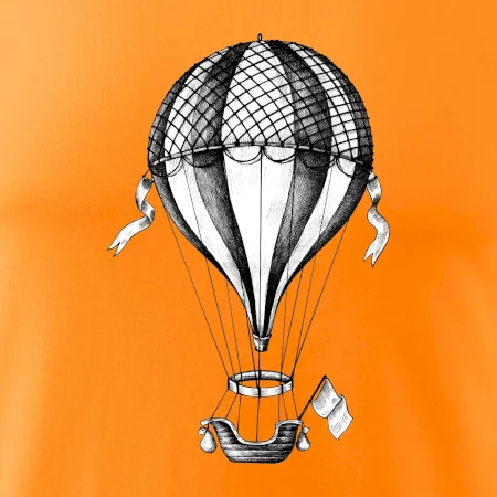 Horkovzdušný balón  kreslený