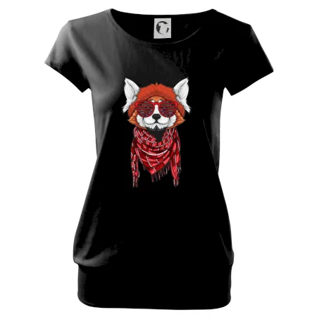 Červená panda hipster