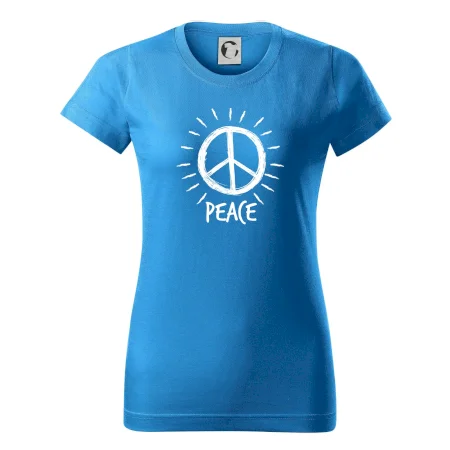 Peace symbol černobílý