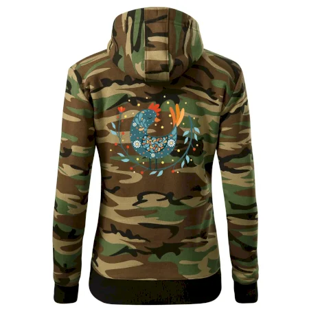 Folklor - slepice s kopretinou