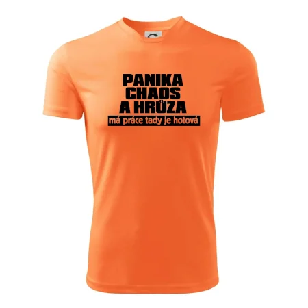Panika, chaos a hrůza