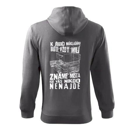K řidiči náklaďáku buďte vždy milý