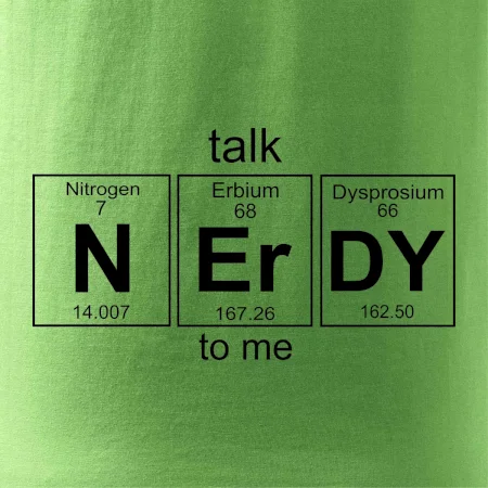 Talk nerdy - periodická tabulka