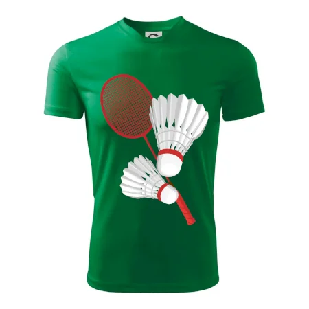 Badminton - pálka a košík