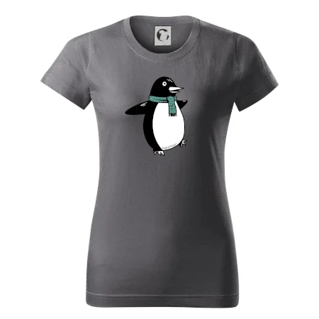 Tučňák se zelenou šálou