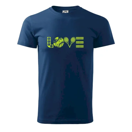 Tenis love nápis