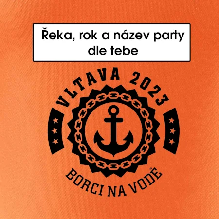 Na vodu - kotva (vlastní nápis)