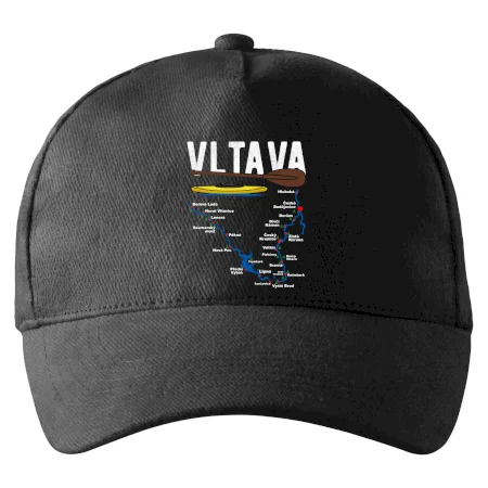 Mapa řeky Vltavy