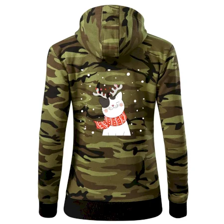 Kočka se sobími rohy