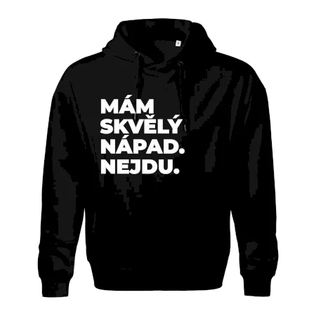 MÁM SKVĚLÝ NÁPAD. NEJDU.