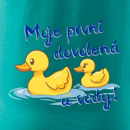 Moje první dovolená u vody - holčička